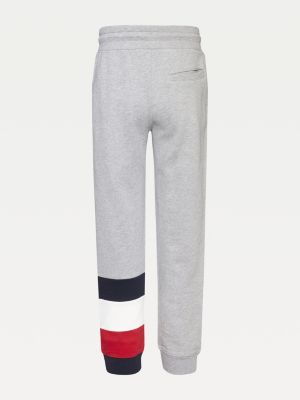 mens grey joggers tommy hilfiger