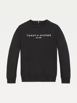 tommy hilfiger organic cotton blend logo sweatshirt