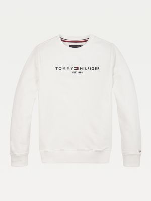 Essential Logo Sweatshirt | WHITE 