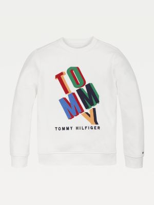 tommy white jumper
