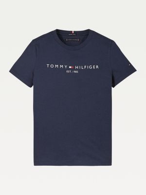 Essential Logo T-Shirt | BLUE | Tommy 