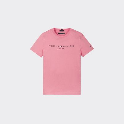 pink tommy hilfiger crew neck