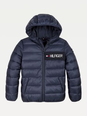 tommy hilfiger big boys bailey hooded puffer jacket