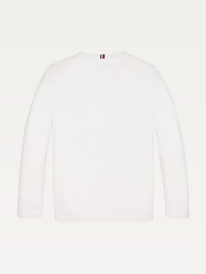 tommy white long sleeve