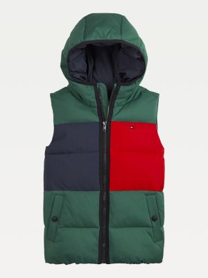 tommy down hooded