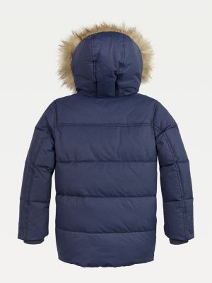 tommy hilfiger padded down coat