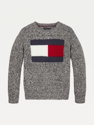 black jumper tommy hilfiger