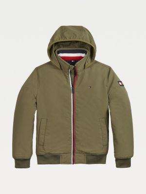Essential Flag Patch Hooded Jacket 