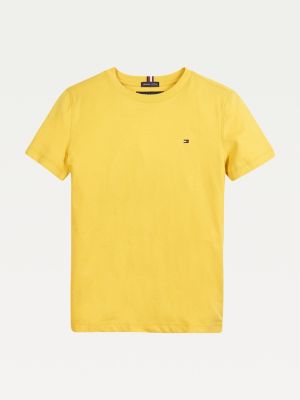 tommy hilfiger yellow t shirt