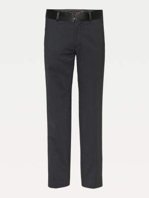 tommy hilfiger black trousers