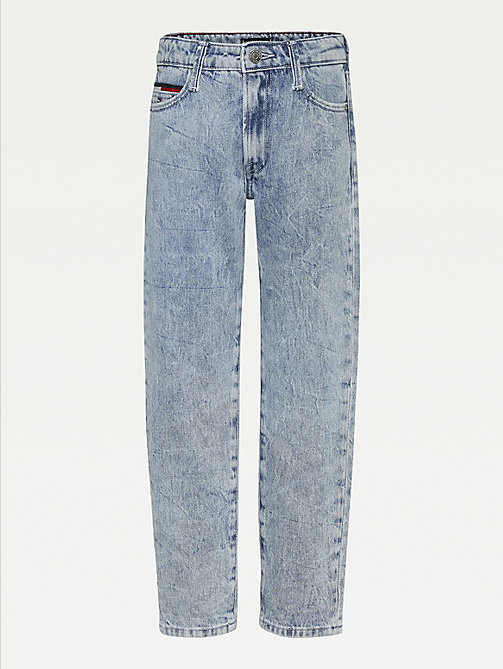 denim th modern straight jeans voor boys - tommy hilfiger
