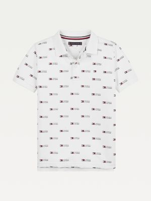 tommy white polo