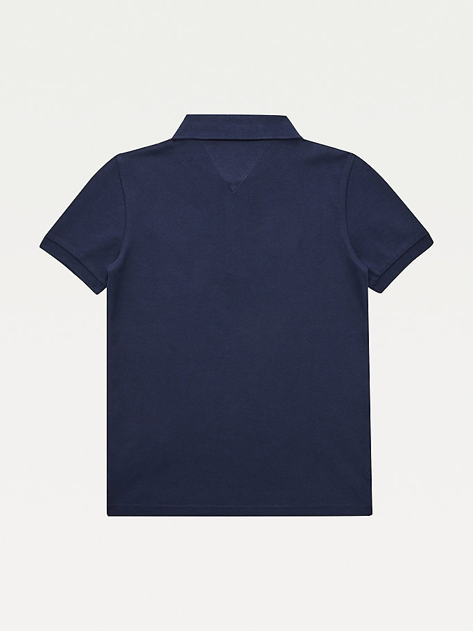 Ithaca Stripe Collar Tommy Polo | BLUE | Tommy Hilfiger