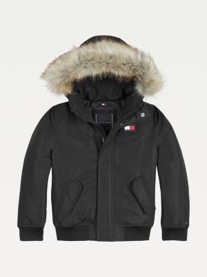 Th Tech Jacket Black Tommy Hilfiger