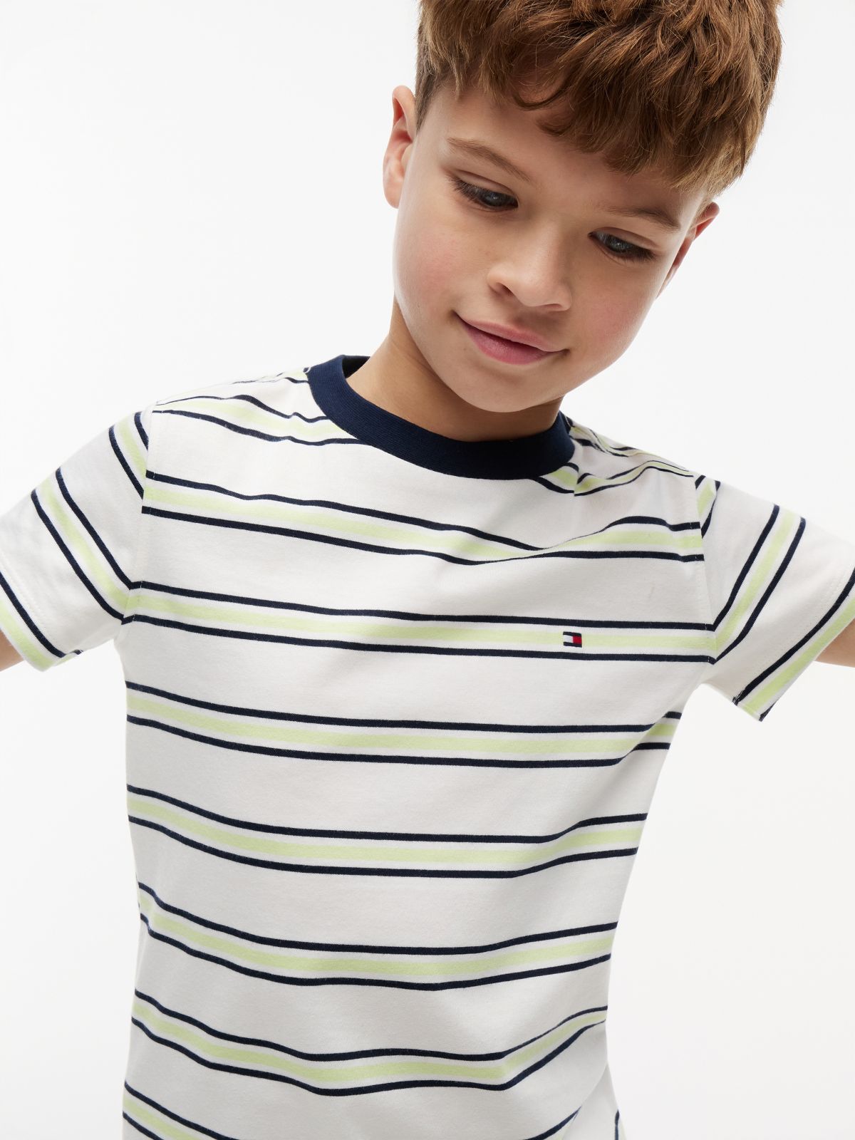Essential Flag Embroidery T-Shirt — Multi