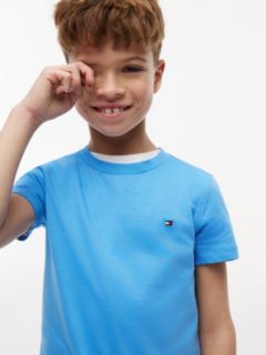 Essential Flag Embroidery T-Shirt — Blue 3