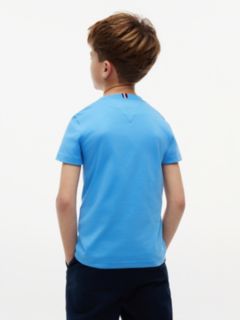 Essential Flag Embroidery T-Shirt — Blue 4