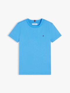 Essential Flag Embroidery T-Shirt — Blue 5