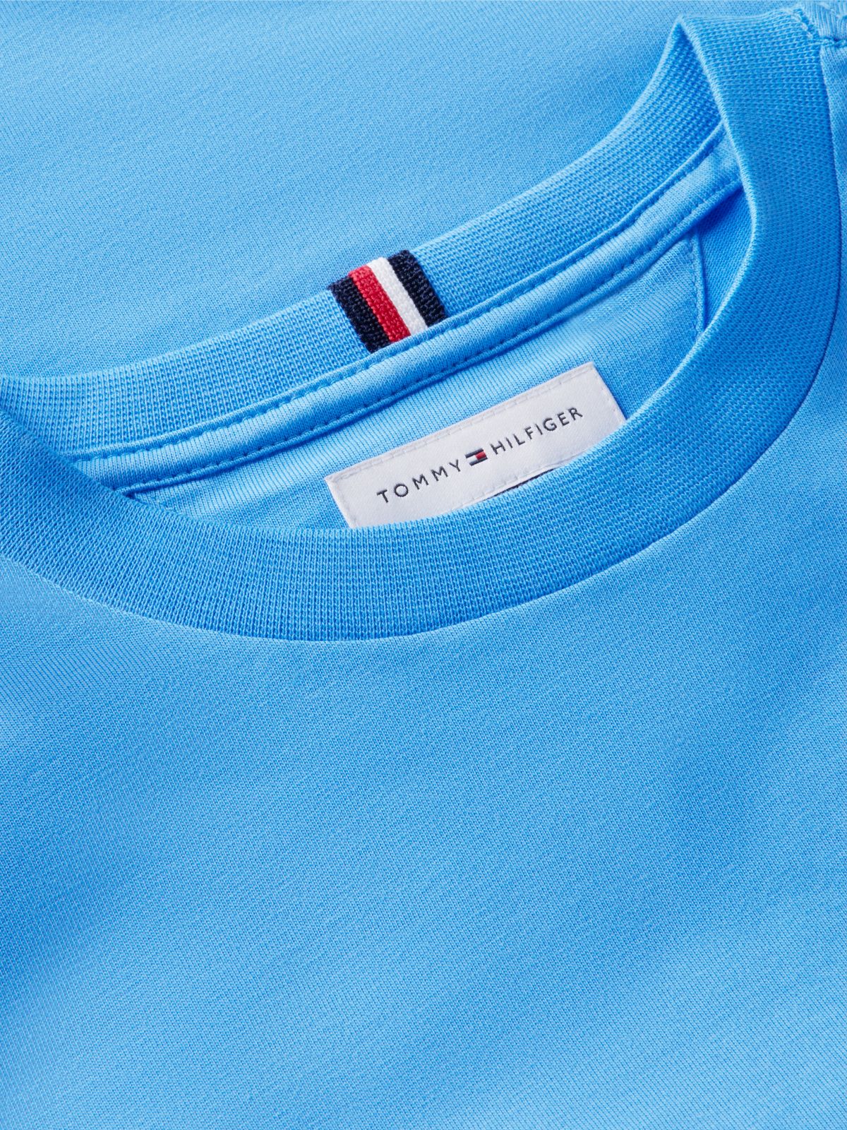 Essential Flag Embroidery T-Shirt — Blue