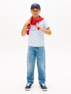 Essential Flag Embroidery T-Shirt — Blue 3