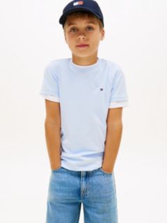 Essential Flag Embroidery T-Shirt — Blue 1