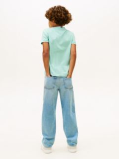 Essential Flag Embroidery T-Shirt — Blue 4