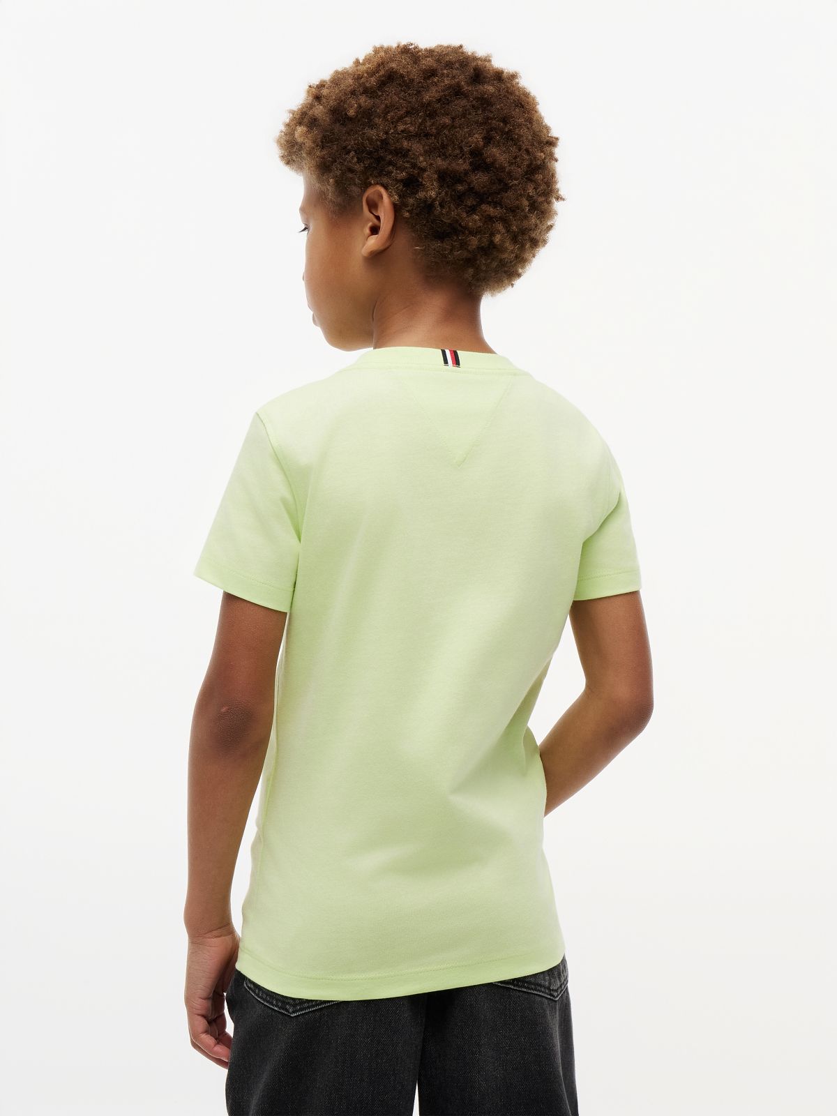 Essential Flag Embroidery T-Shirt — Green