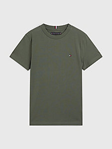 grün essential t-shirt aus übergangsbaumwolle für boys - tommy hilfiger