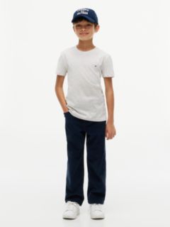 Essential Flag Embroidery T-Shirt — Grey 2