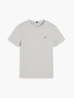 Essential Flag Embroidery T-Shirt — Grey 6