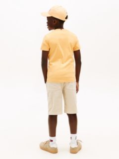 Essential Flag Embroidery T-Shirt — Orange 4