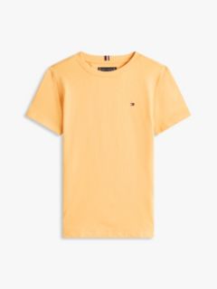 Essential Flag Embroidery T-Shirt — Orange 5