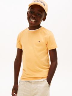 Essential Flag Embroidery T-Shirt — Orange 1