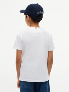 Essential Flag Embroidery T-Shirt — White 5