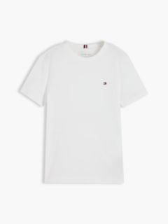 Essential Flag Embroidery T-Shirt — White 7