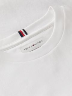 Essential Flag Embroidery T-Shirt — White 8