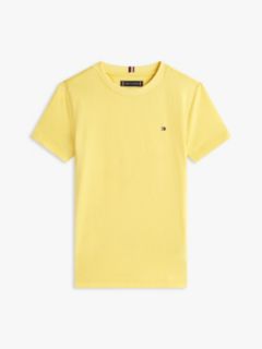 Essential Flag Embroidery T-Shirt — Yellow 5