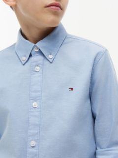 Stretch Oxford Cotton Shirt — Blue 3