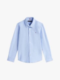 Stretch Oxford Cotton Shirt — Blue 6