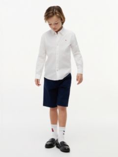 Stretch Oxford Cotton Shirt — White 2