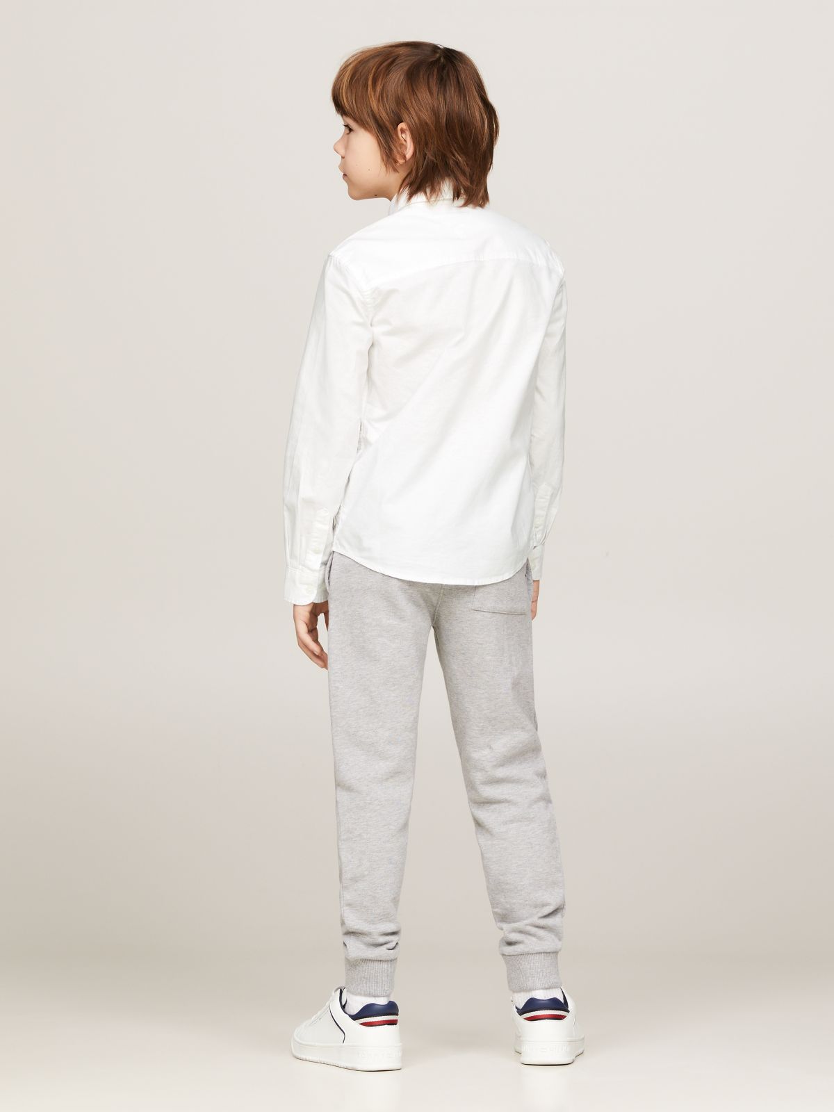 Stretch Oxford Cotton Shirt — White