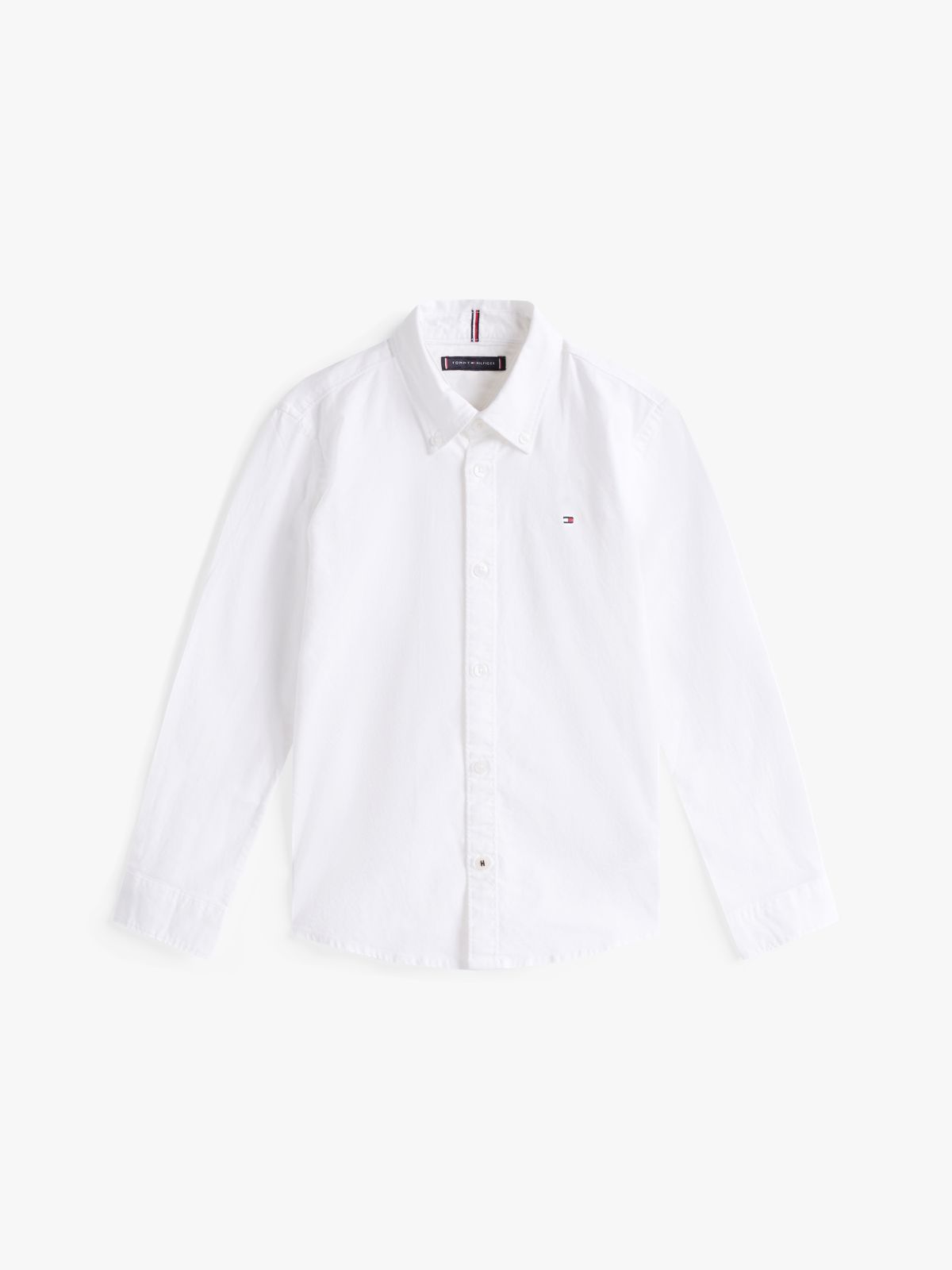 Stretch Oxford Cotton Shirt — White