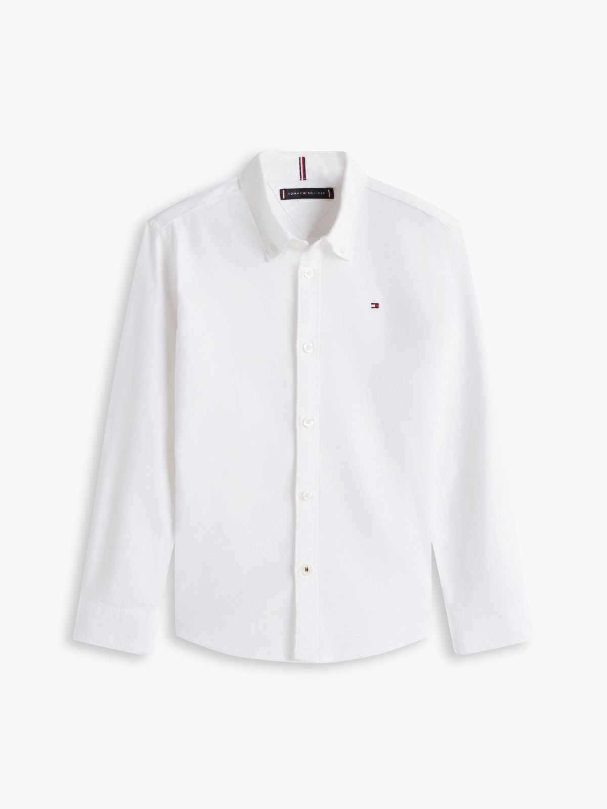 Stretch Oxford Cotton Shirt — White