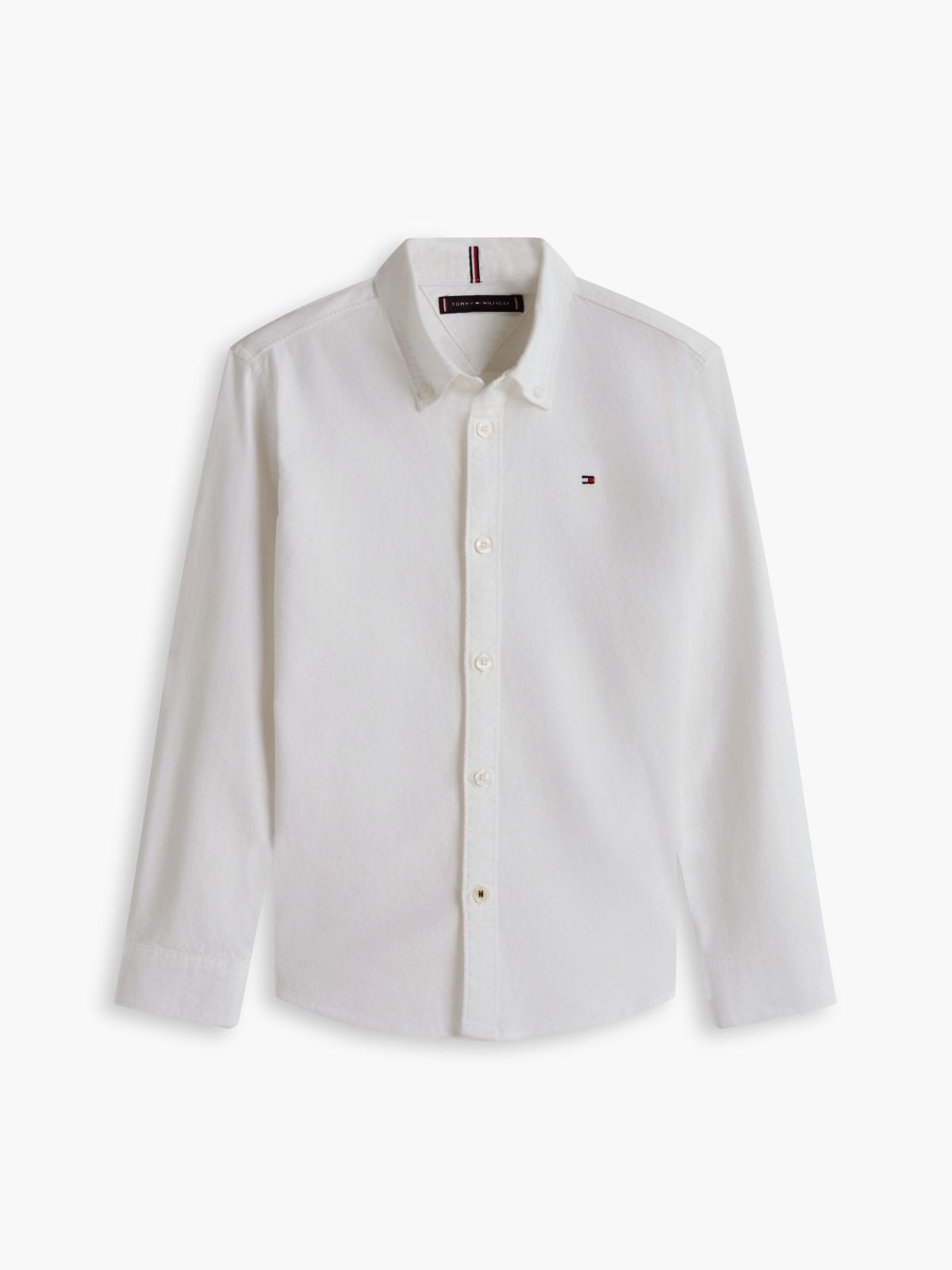 Stretch Oxford Cotton Shirt — White