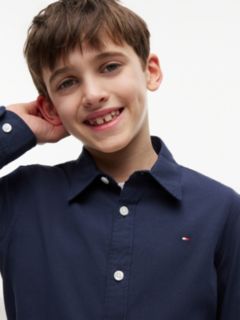Stretch Cotton Poplin Shirt — Blue 3