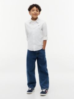 Stretch Cotton Poplin Shirt — White 2