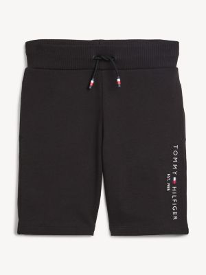 Essential Drawstring Sweat Shorts | BLACK | Tommy Hilfiger