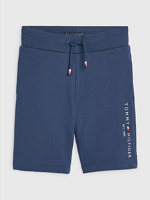 blau essential sweat-shorts mit tunnelzug für boys - tommy hilfiger