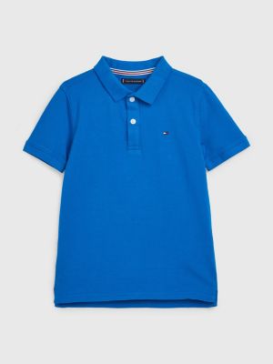 Pure Organic Cotton Polo | BLUE | Tommy Hilfiger