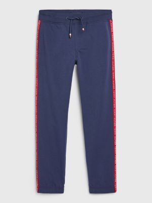 tommy hilfiger tape joggers